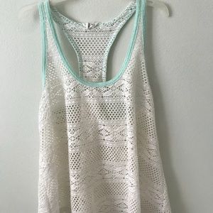 Lace tank top